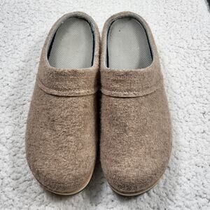 Merrell Juno Clog Camel Tan Suede with Sherpa Women's size 10